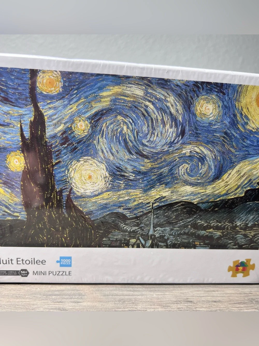 Starry Night NIB Mini Jigsaw Puzzle 1000 pc Van Gogh Nuit Etoilee Brand‎ Sealed